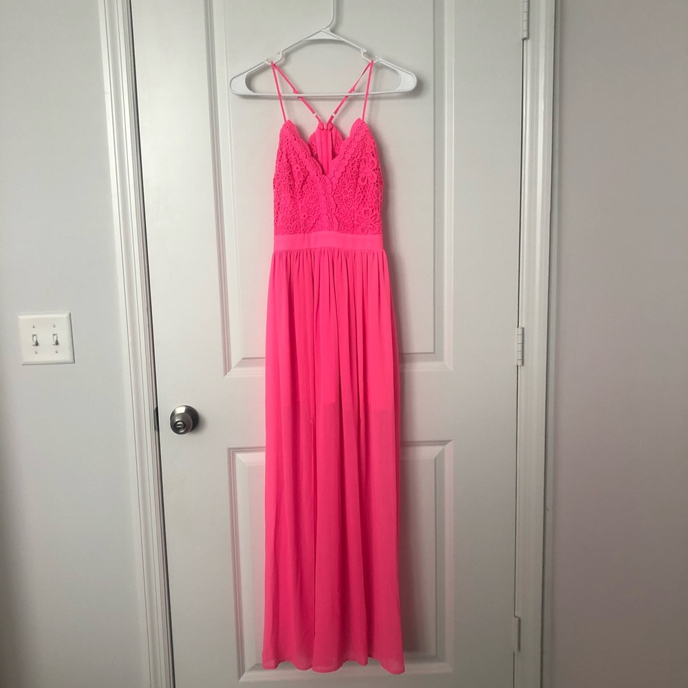 Neon Pink Gown
